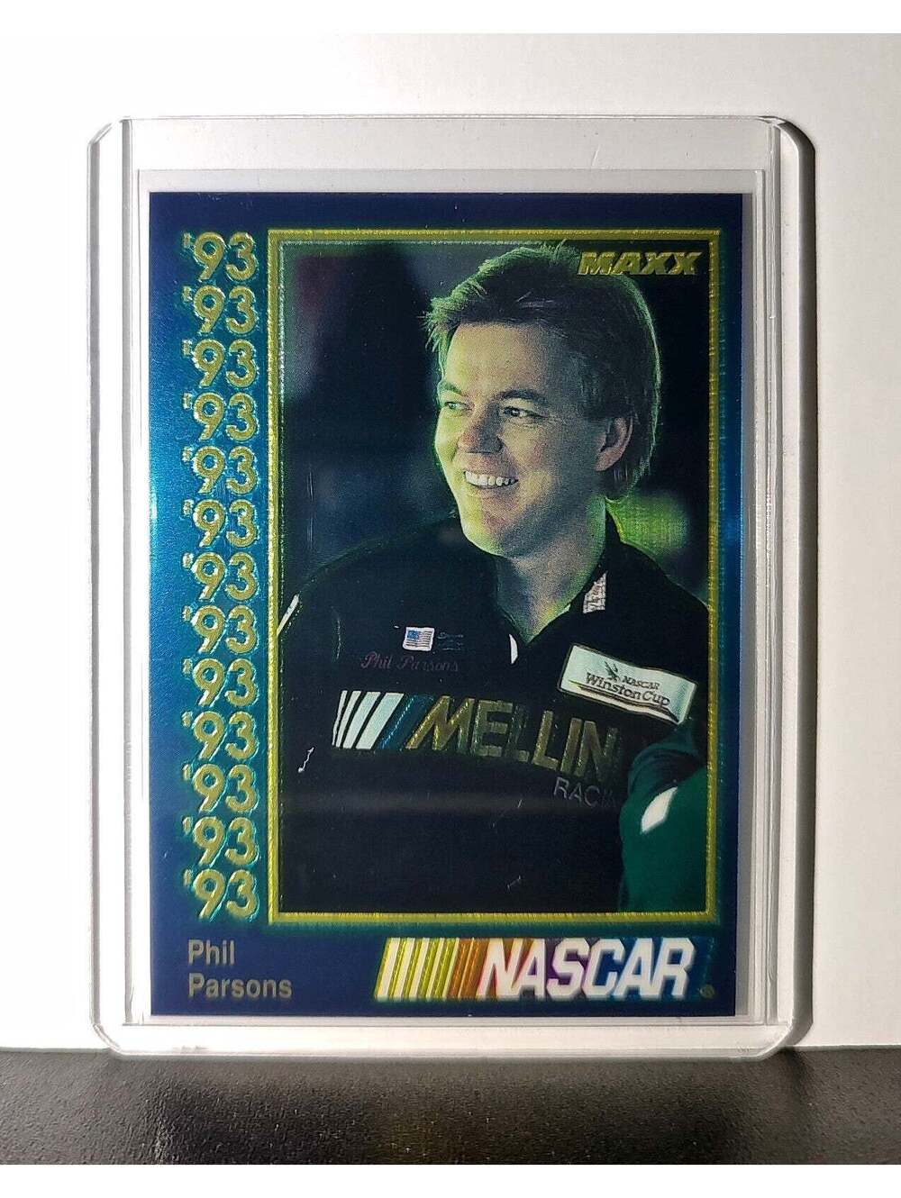 Phil Parsons 1993 Maxx Premier Plus Racing #41 NASCAR Card Melling Racing